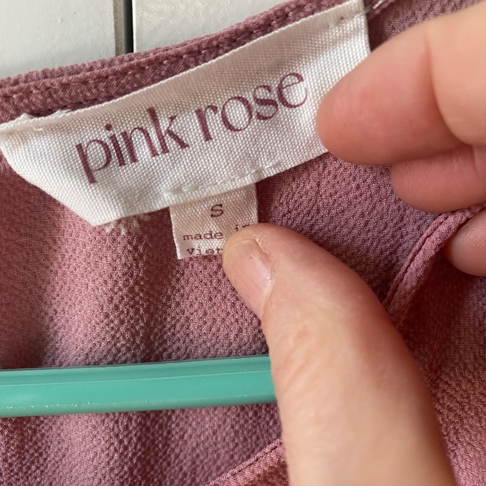 Pink Rose - Boutique brand blouse - Picture 3 of 6